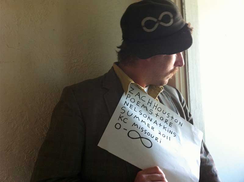 Artist/poet Zach Houston, 2011. Photo by Jackqueline Frost.