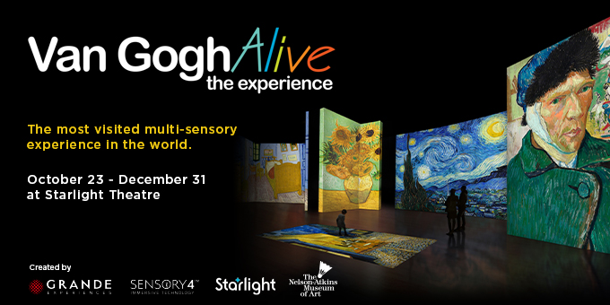 Starlight and The Nelson-Atkins Museum of Art present Van Gogh Alive