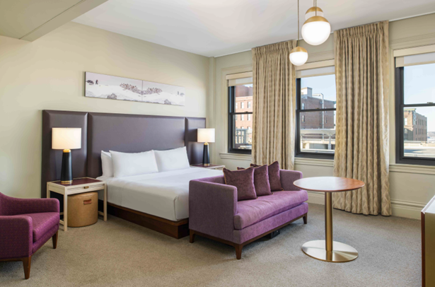 Interior of a Hotel Savoy room