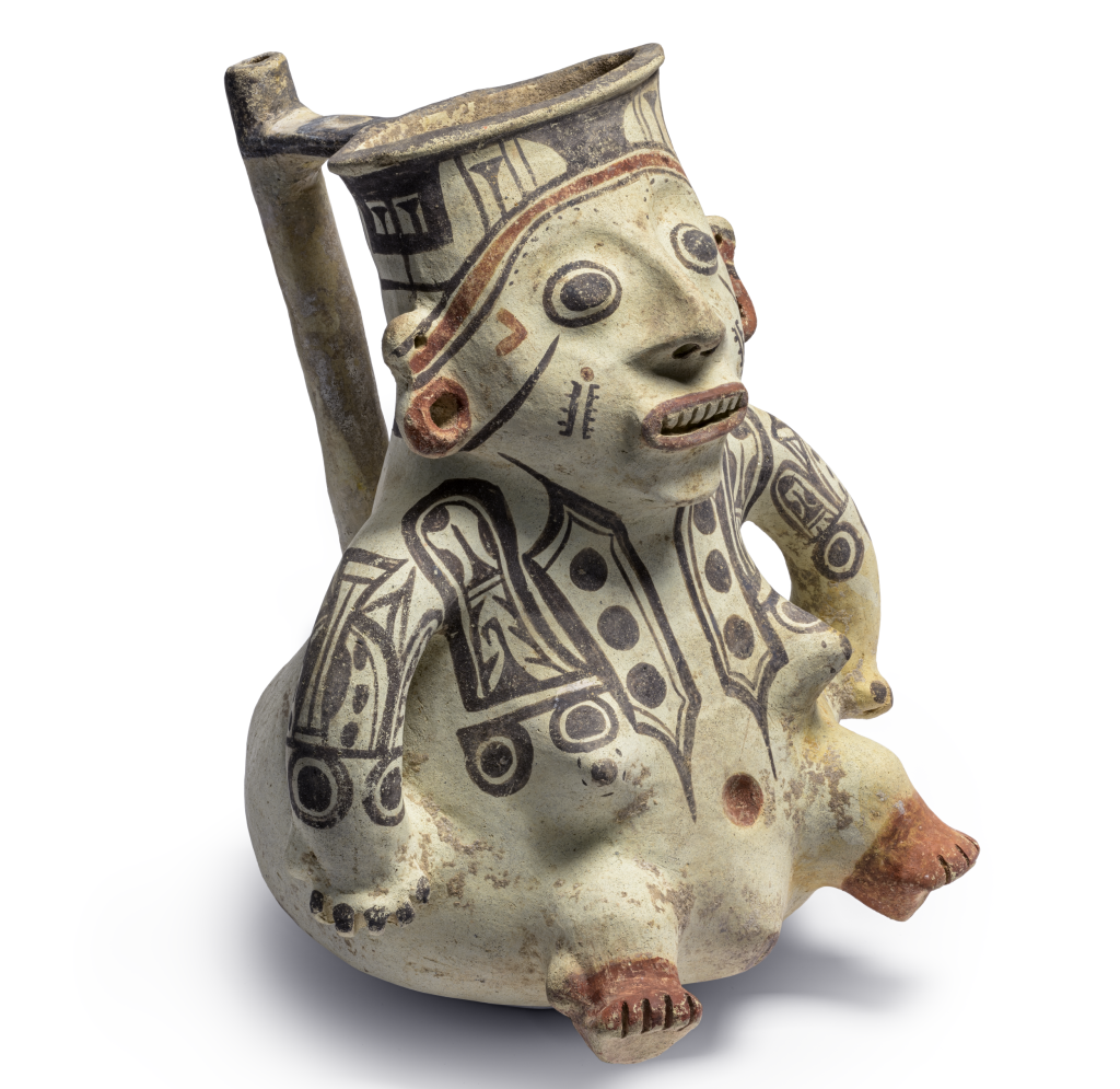 Effigy vessel of female figure