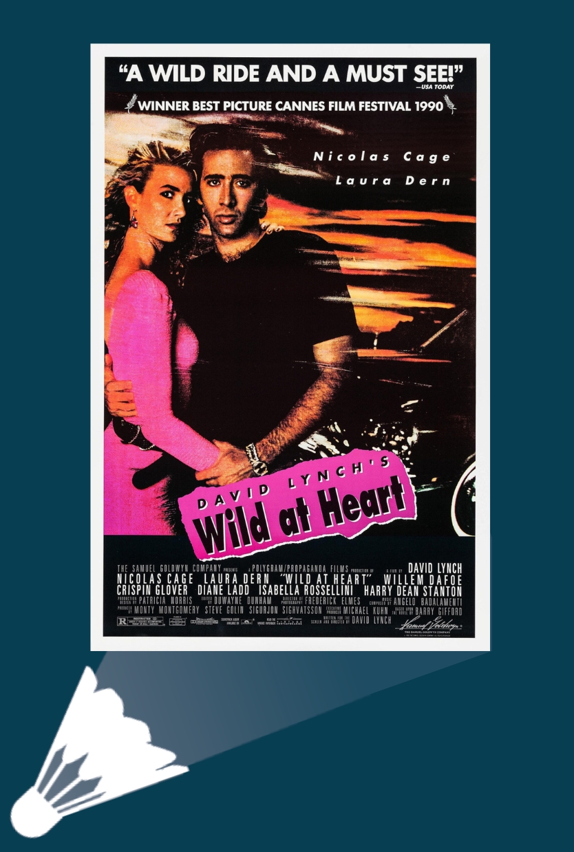 Two guests examine some abstract expressionism art