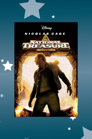 Two guests examine some abstract expressionism art